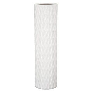 Bílá keramická váza Mauro Ferretti Inch, výška 16,5 cm