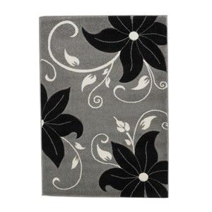 Černo-šedivý koberec Think Rugs Verona, 80 x 150 cm