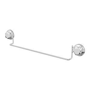 Samodržící kovový držák na ručníky ve stříbrné barvě Bestlock Bath – Compactor