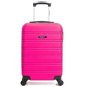 Růžový cestovní kufr na kolečkách BlueStar Bilbao, 35 l