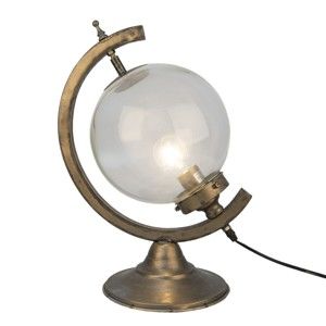Stolní lampa ve tvaru globusu Clayre & Eef Lissie