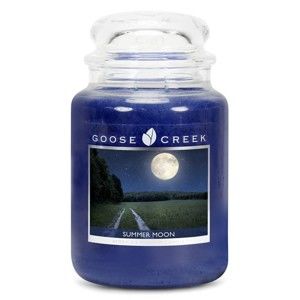 Vonná svíčka ve skleněné dóze Goose Creek Letní Měsíc, 150 hodin hoření