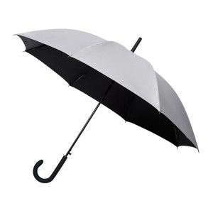 Deštník ve stříbrné barvě Ambiance Falconetti Gris Argent, ⌀ 105 cm
