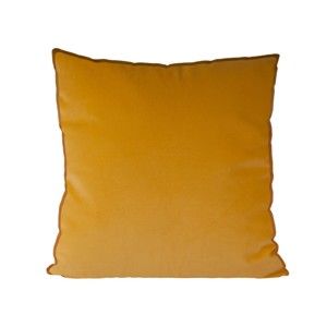 Žlutý bavlněný polštář PT LIVING, 60 x 60 cm