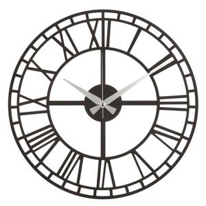 Kovové nástěnné hodiny London, ø 50 cm