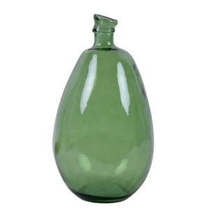 Zelená váza z recyklovaného skla Ego Dekor Simplicity, výška 47 cm