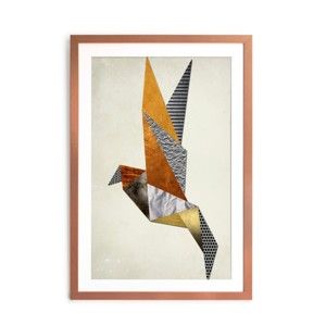 Zarámovaný plakát Really Nice Things Origami, 40 x 60 cm