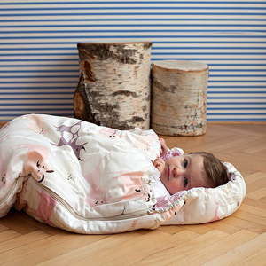 Dětský spací pytel Bartex Design Růžová zvířátka, 70 x 165 cm 