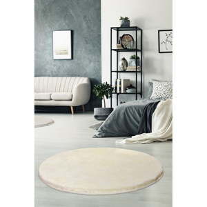 Krémově bílý koberec Milano, ⌀ 90 cm