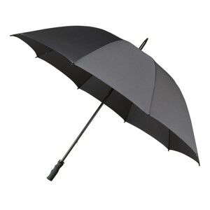 Tmavě šedý golfový deštník Ambiance Fiberglass, ⌀ 130 cm
