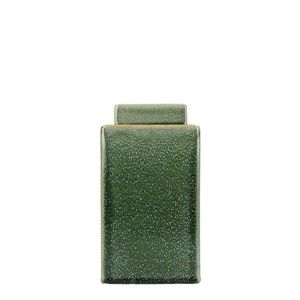 Zelená kameninová dóza HF Living, výška 21,5 cm