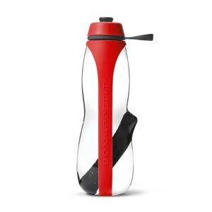 Červená sportovní filtrační lahev s binchotanem Black + Blum Eau Good Duo, 700 ml