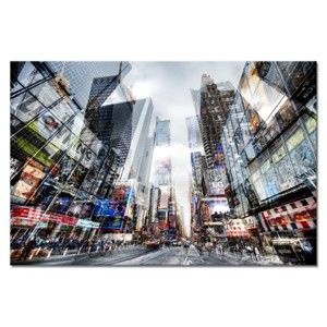 Obraz Styler Glas Crown Time Square, 80 x 120 cm