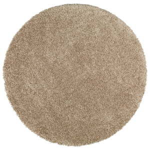 Béžový kulatý koberec Universal Aqua, ø 100 cm