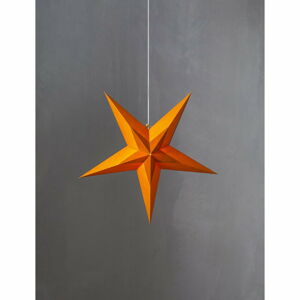 Oranžová vánoční dekorace Star Trading Diva, ø 60 cm