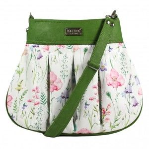 Zeleno-béžová kabelka Dara bags Love No.754
