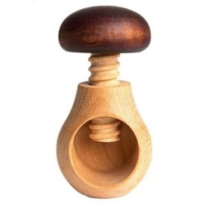 Dřevěný louskáček na ořechy Steel Function ve tvaru houby