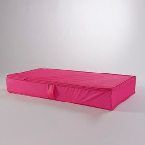 Růžový úložný box Compactor Garment, 100 x 15 cm