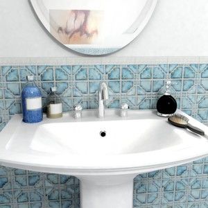 Sada 24 nástěnných samolepek Confetti Bathmats Home Azul