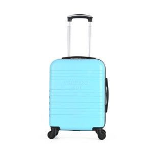 Světle modrý cestovní kufr na kolečkách VERTIGO Valises Cabine Cadenas Muela
