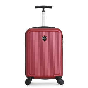 Vínově červený cestovní kufr na kolečkách GENTLEMAN FARMER Marbo Valise Cabine, 37 l