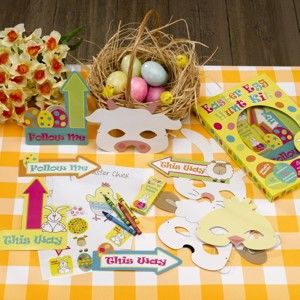 Papírová velikonoční hra pro děti Neviti Easter Craft Egg Hunt Kit
