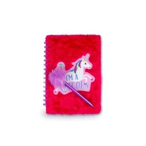 Růžový kroužkový zápisník Tri-Coastal Design Unicorn