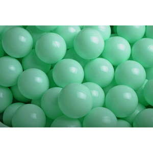 Sada 50 mátově zelených kuliček k dětskému bazénku MeowBaby