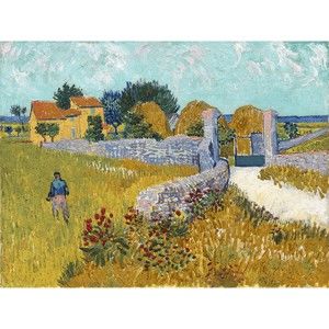Obraz Vincenta van Gogha - Farmhouse in Provence, 40 x 30 cm