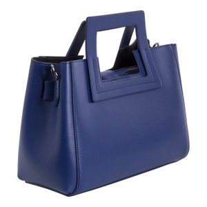 Tmavě modrá kabelka z pravé kůže Andrea Cardone Alessia