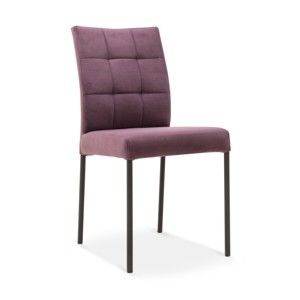 Tmavě fialová jídelní židle s černými nohami Jakobsen home Amore