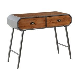 Dřevěný konzolový stolek s kovovými nohami Geese Duke