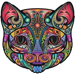 Samolepka Ambiance Multicolor Cat