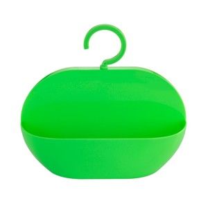 Zelená úložná závěsná kapsa do sprchy Wenko Cocktail