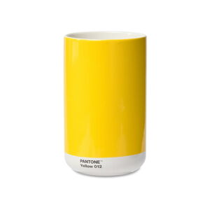Žlutá keramická váza - Pantone