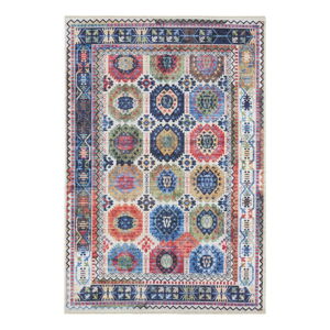 Barevný koberec s vysokým podílem bavlny Nouristan Kilim Masin 120 x 170 cm