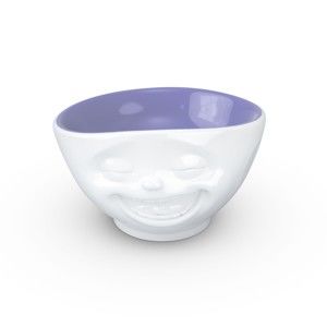 Bílo-fialová porcelánová miska 58products