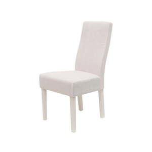 Bílá jídelní židle s bílými nohami Canett Titus