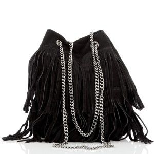 Černá kožená kabelka Glorious Black Naima