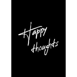 Plakát Imagioo Happy Thoughts, 40 x 30 cm