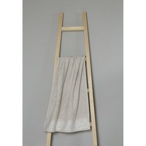 Béžový bavlněný ručník My Home Plus Spa, 50 x 100 cm