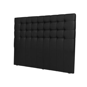 Černé čelo postele Windsor & Co Sofas Deimos, 140 x 120 cm