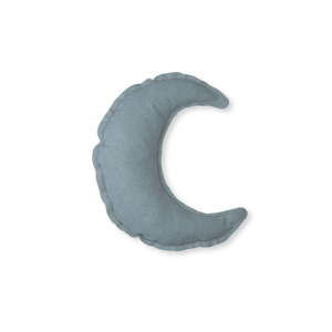 Modrý dekorativní polštář Linen Couture Moon