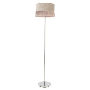 Béžová stojací lampa InArt Velvet Glamour, výška 163 cm