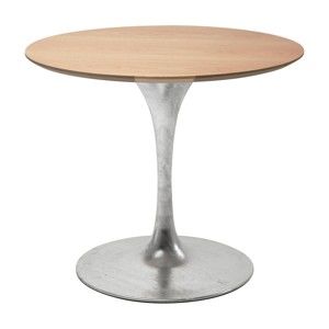 Deska jídelního stolu v dubovém dekoru Kare Design Invitation, ⌀ 90 cm