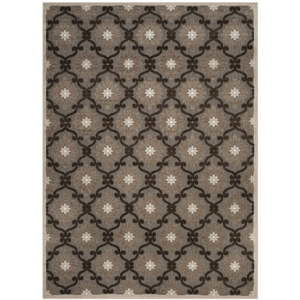 Hnědý koberec vhodný do exteriéru Safavieh Newburry, 231 x 160 cm