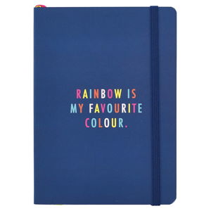 Tmavě modrý zápisník formátu A6 Busy B Life, 128 stran