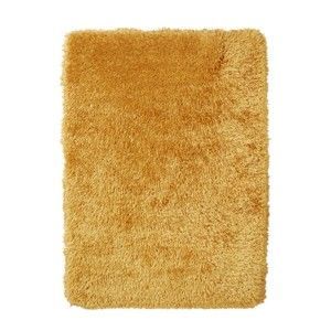 Žlutý ručně tuftovaný koberec Think Rugs Montana Puro Yellow, 60 x 120 cm