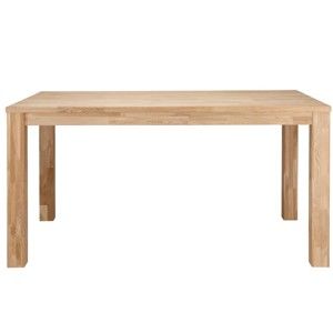 Dřevěný jídelní stůl WOOOD Largo Untreated, 180x85 cm