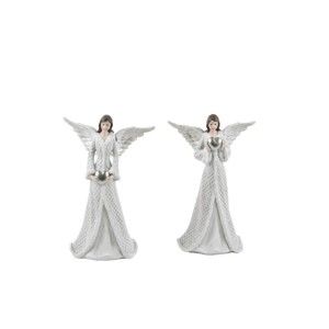 Sada 2 dekorativních andělů Ego Dekor Diana, výška 17,5 cm